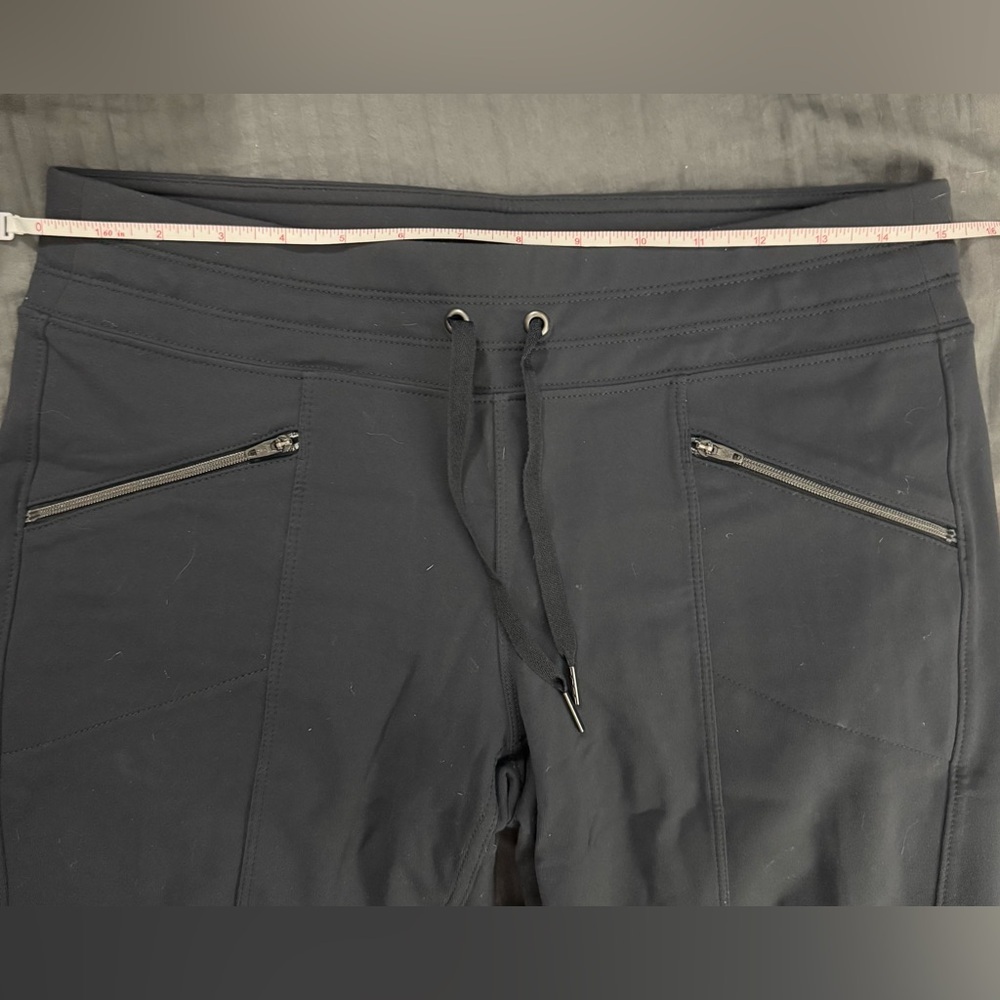 Athleta Farallon Athletic Grey Front Zipper Pockets Jogger Pants Size S - Picture 6 of 6